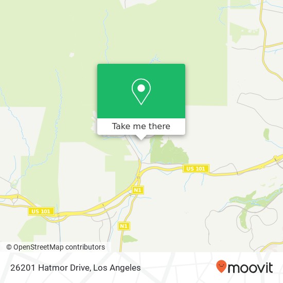 26201 Hatmor Drive map