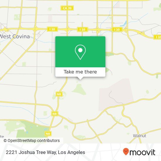 Mapa de 2221 Joshua Tree Way