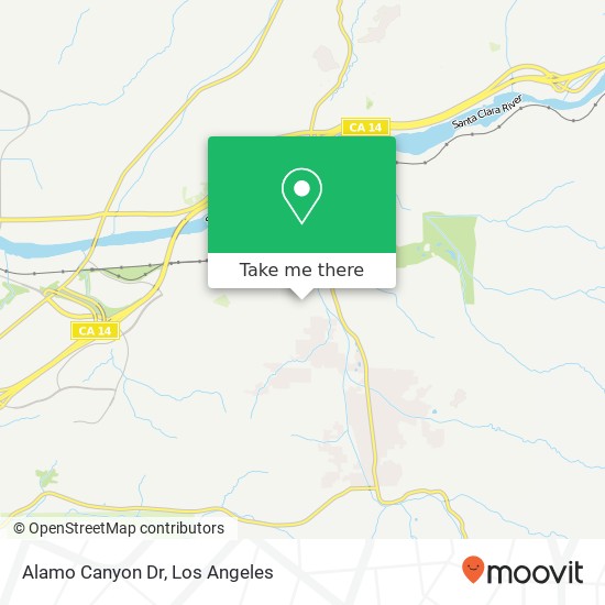 Mapa de Alamo Canyon Dr