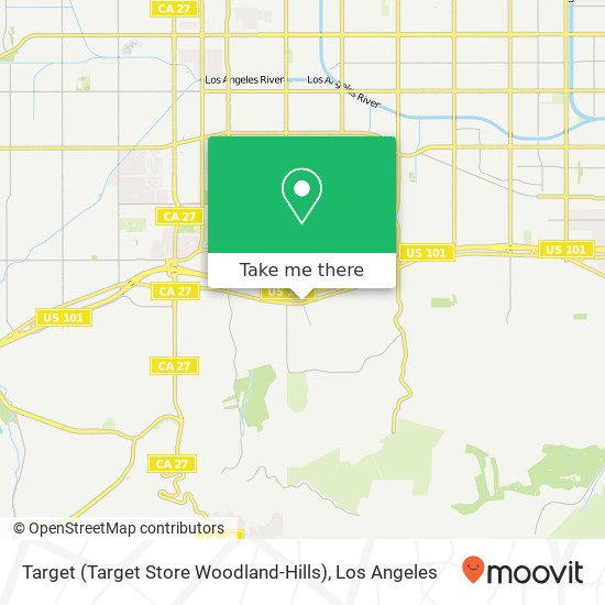 Target (Target Store Woodland-Hills) map
