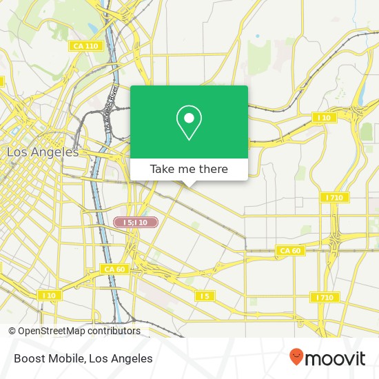 Boost Mobile map