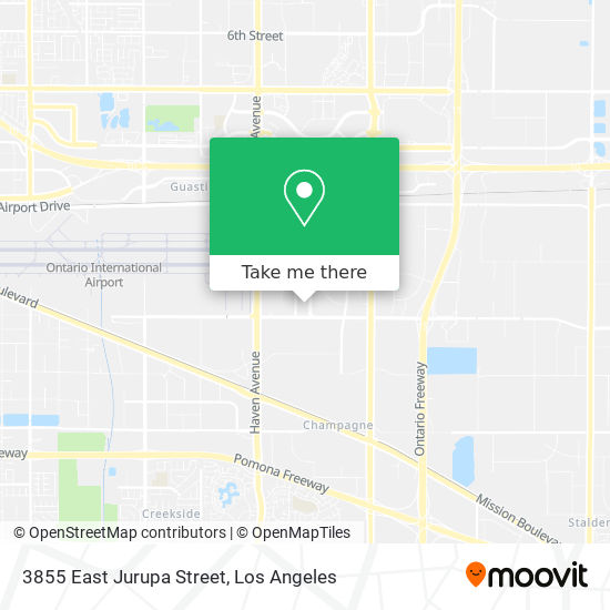 3855 East Jurupa Street map