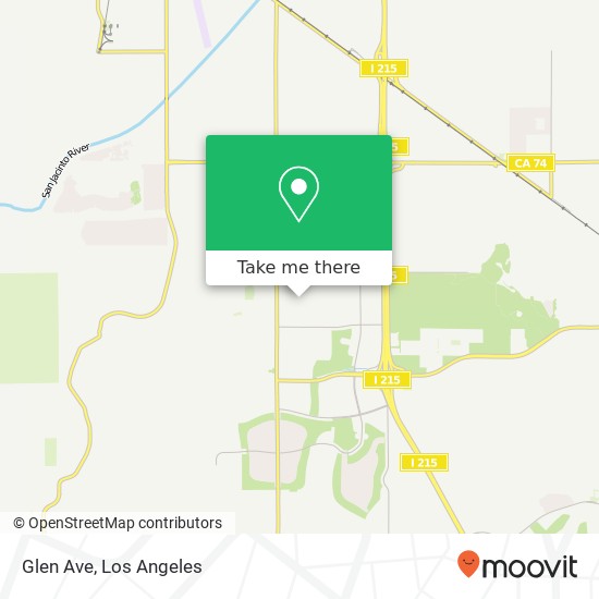 Mapa de Glen Ave