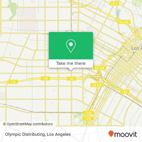 Olympic Distributing map