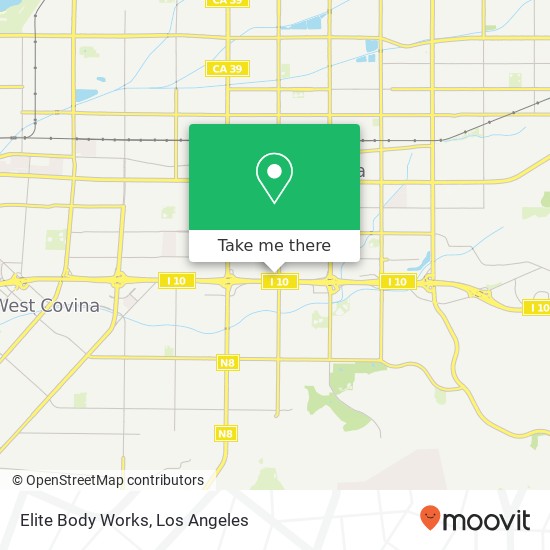 Mapa de Elite Body Works