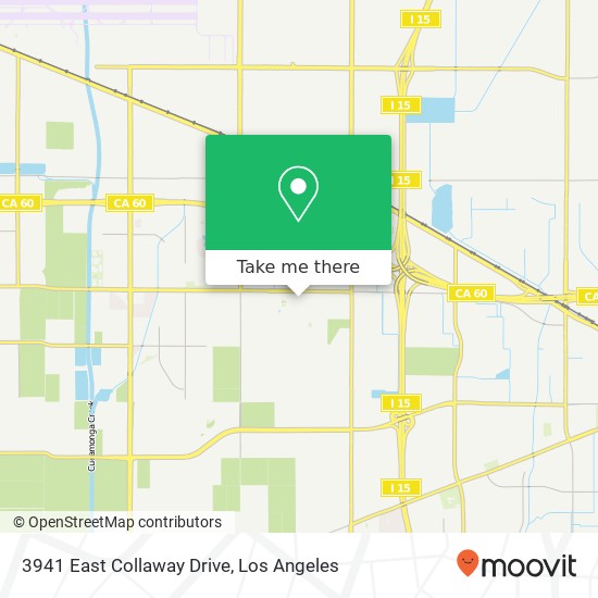 3941 East Collaway Drive map