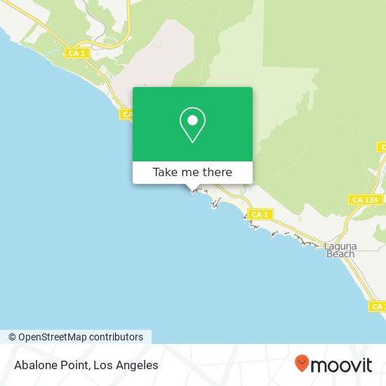 Mapa de Abalone Point