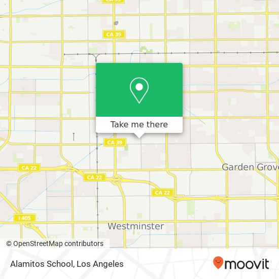 Alamitos School map