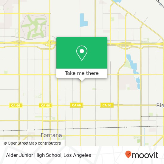 Mapa de Alder Junior High School