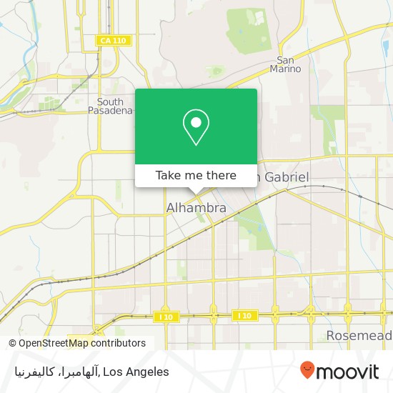 آلهامبرا، کالیفرنیا map