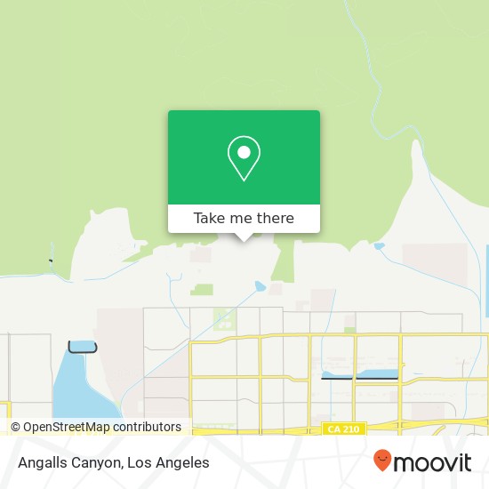 Angalls Canyon map