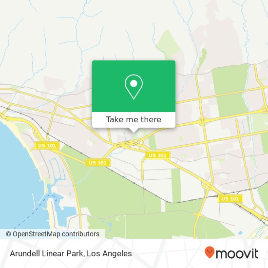 Arundell Linear Park map