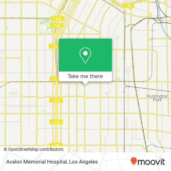 Mapa de Avalon Memorial Hospital