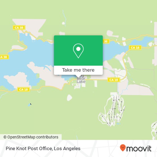 Pine Knot Post Office map