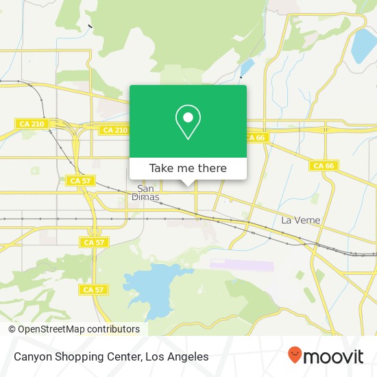 Mapa de Canyon Shopping Center