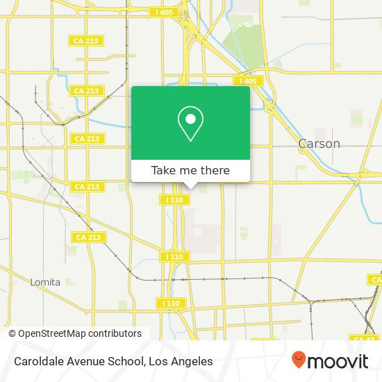Mapa de Caroldale Avenue School