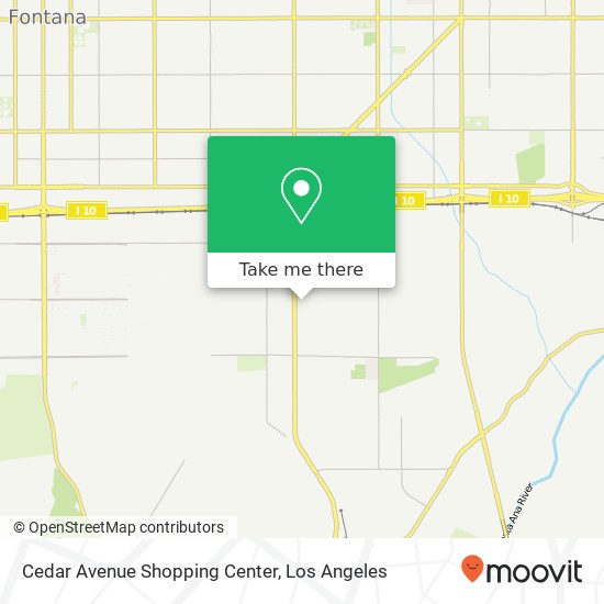 Mapa de Cedar Avenue Shopping Center