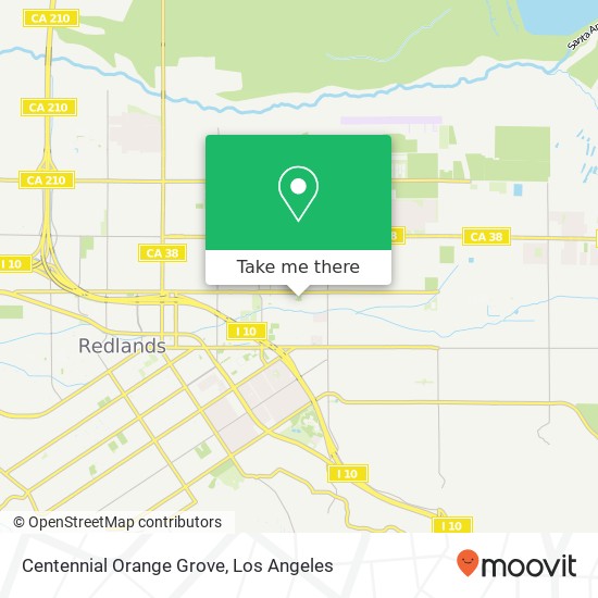 Centennial Orange Grove map