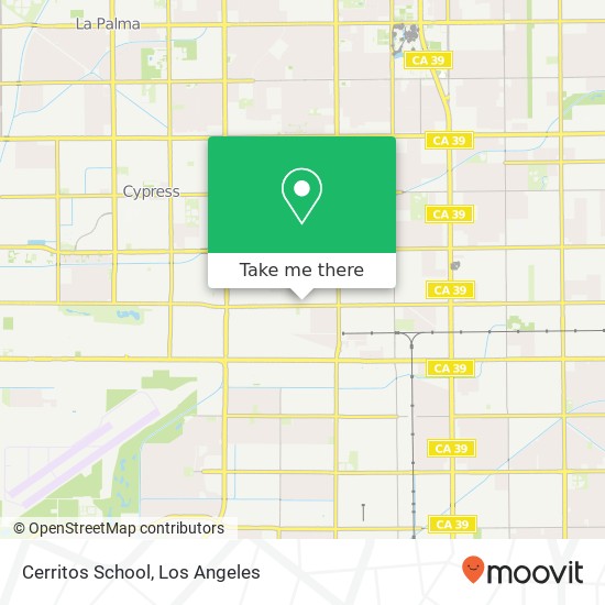 Cerritos School map