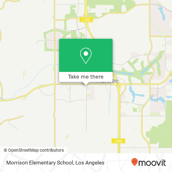 Morrison Elementary School map