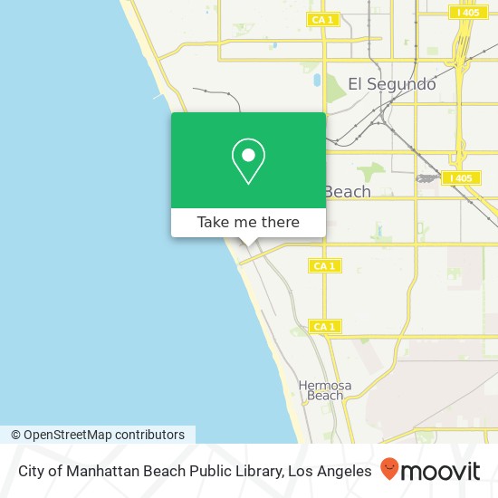 Mapa de City of Manhattan Beach Public Library