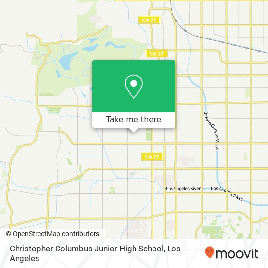 Christopher Columbus Junior High School map