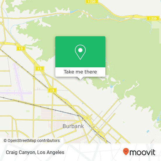 Mapa de Craig Canyon