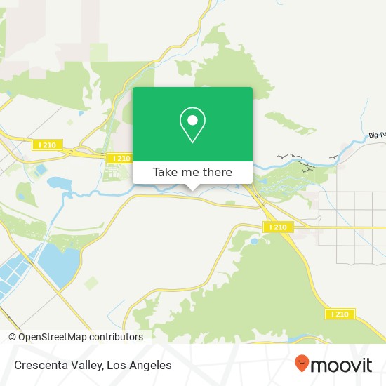 Crescenta Valley map