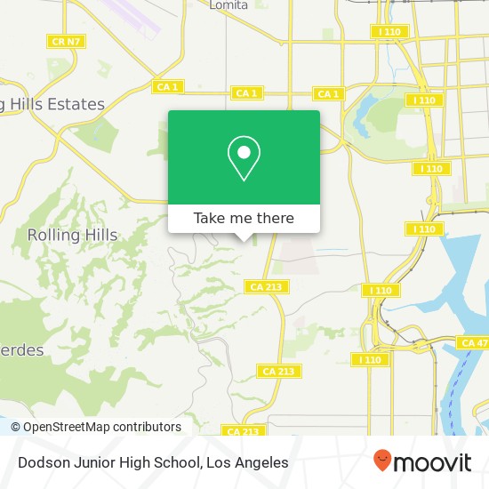 Mapa de Dodson Junior High School