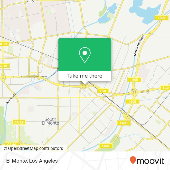 El Monte map