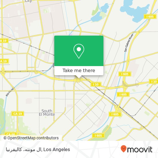 ال مونته، کالیفرنیا map