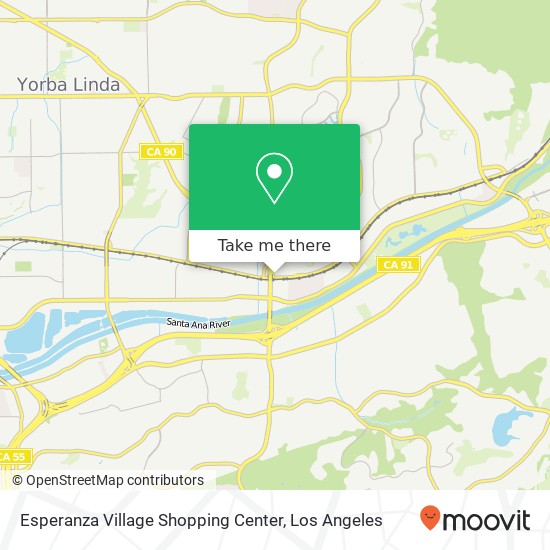 Esperanza Village Shopping Center map