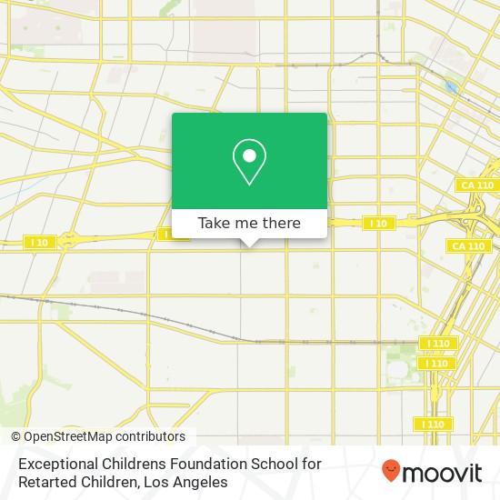 Exceptional Childrens Foundation School for Retarted Children map