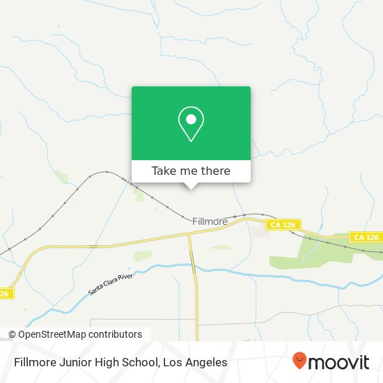 Mapa de Fillmore Junior High School