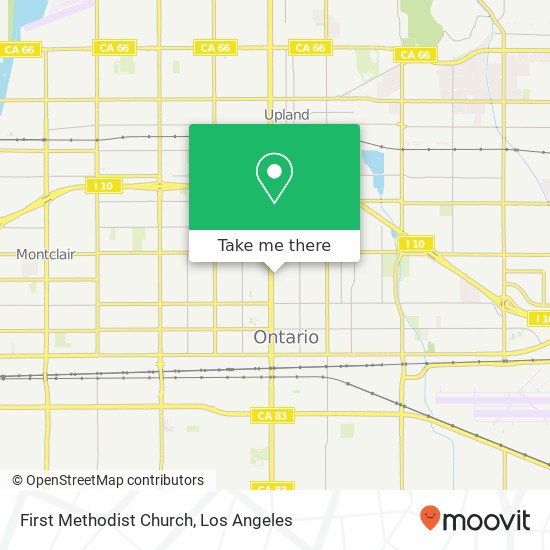 First Methodist Church map