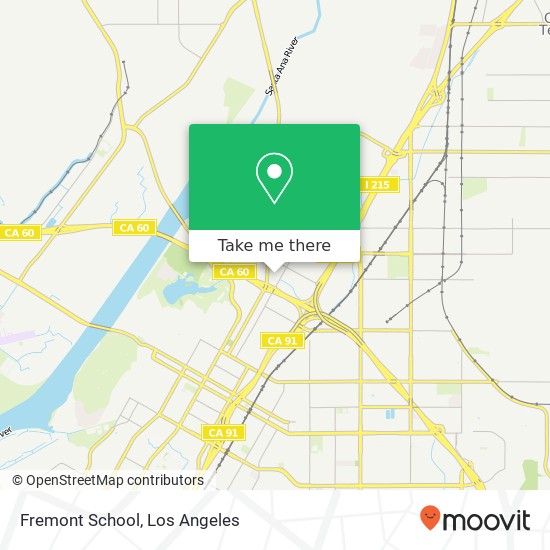Mapa de Fremont School