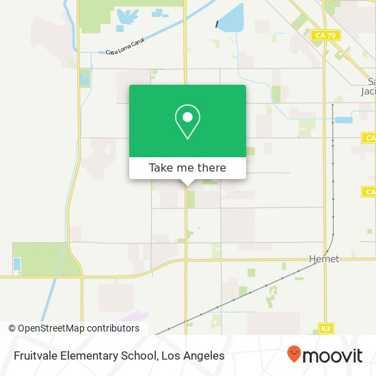 Fruitvale Elementary School map