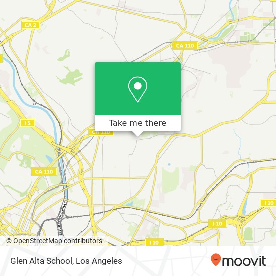 Glen Alta School map