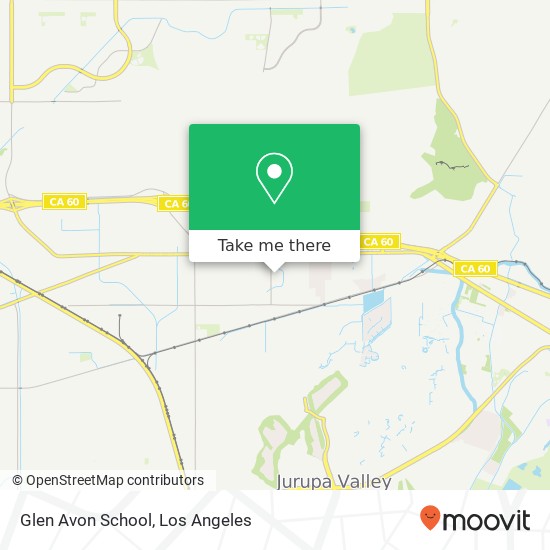 Mapa de Glen Avon School