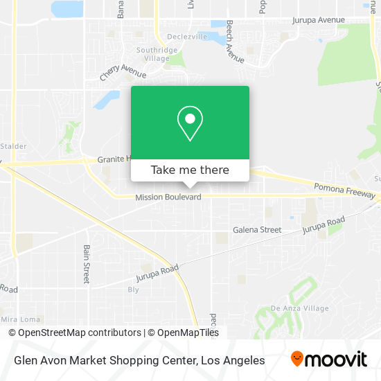 Mapa de Glen Avon Market Shopping Center