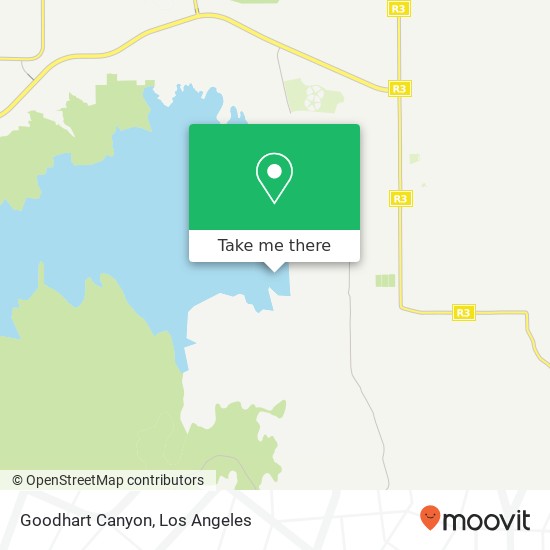 Goodhart Canyon map