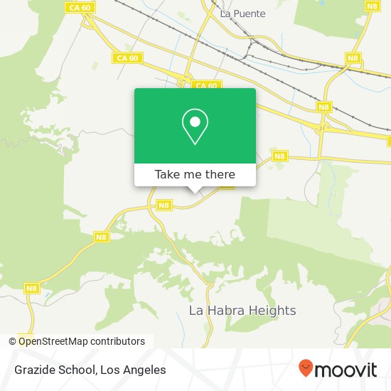 Grazide School map