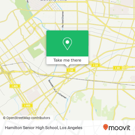 Hamilton Senior High School map