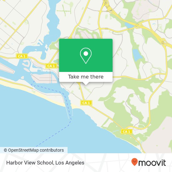 Harbor View School map