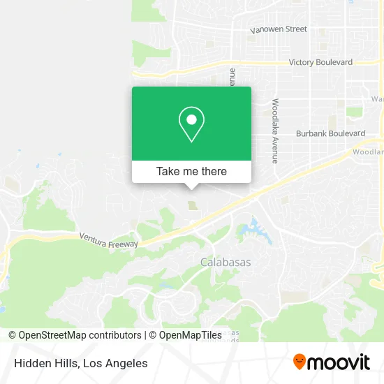 Hidden Hills map
