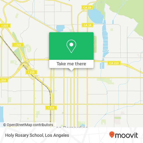 Holy Rosary School map