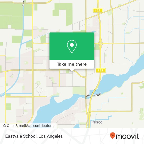 Eastvale School map