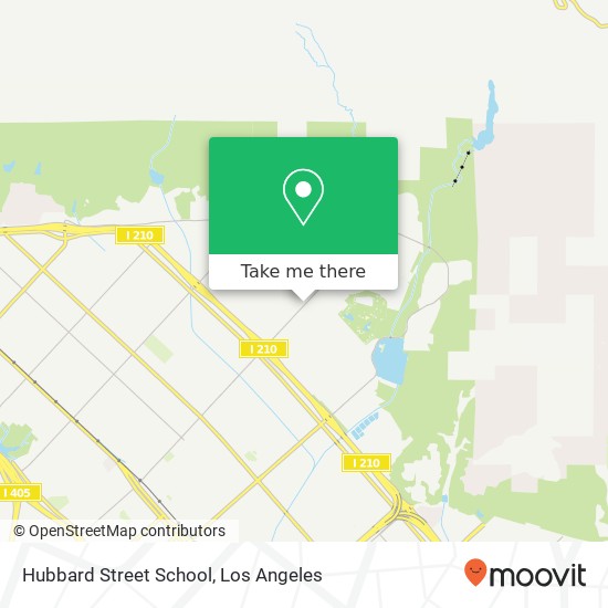 Mapa de Hubbard Street School