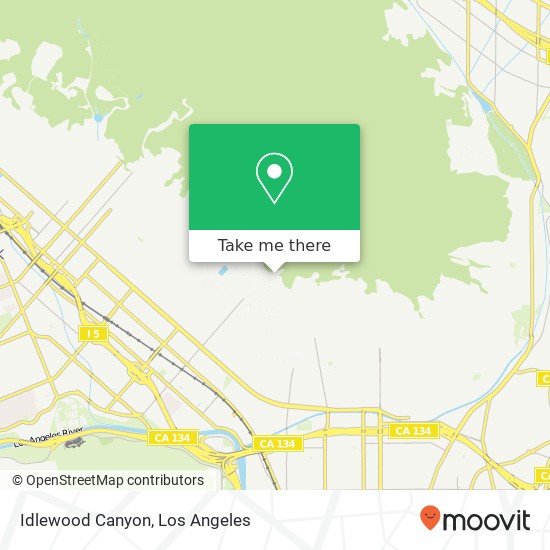 Mapa de Idlewood Canyon