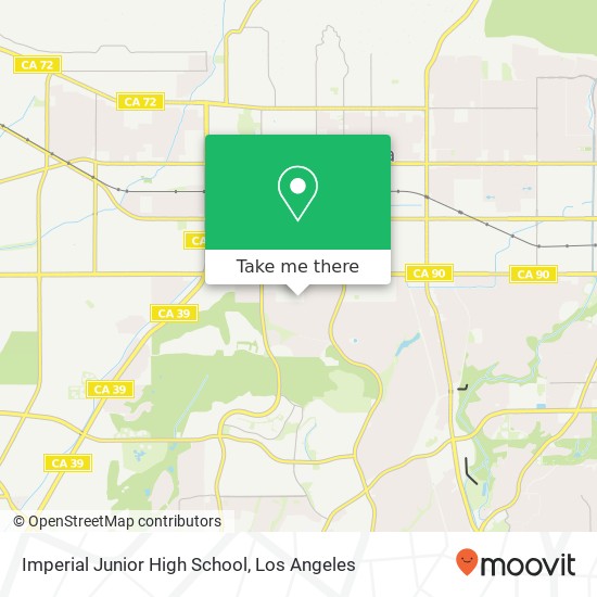 Mapa de Imperial Junior High School